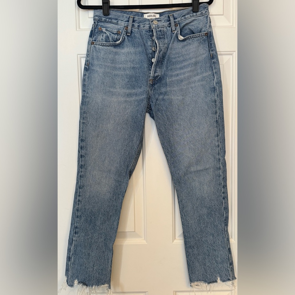 Women’s AGolde frayed hem 
Like new